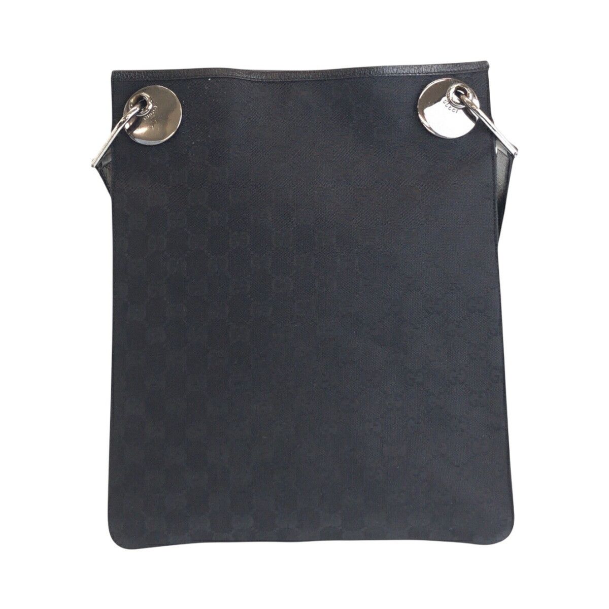 Gucci Gucci Gucci GG Canvas/Leather Shoulder Bag 120842 Canvas Shoulder Bag 120842 DUTY FREE for USA Size ONE SIZE - 2 Thumbnail