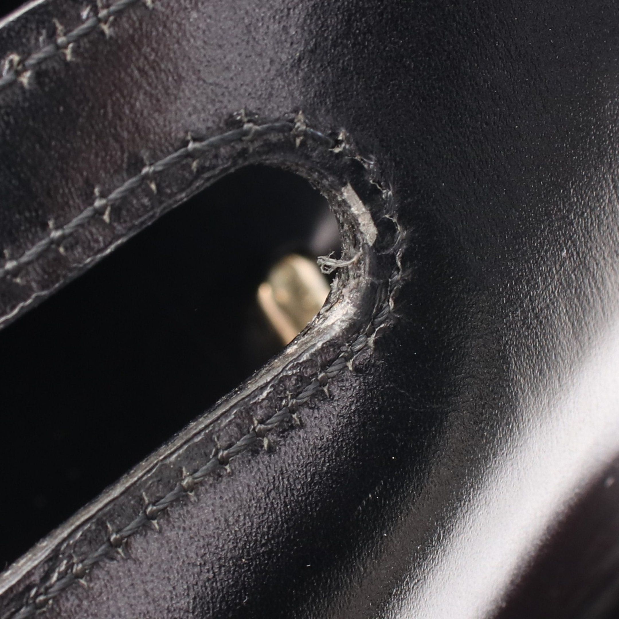 Celine Celine Handbag Leather Black Size ONE SIZE - 7 Thumbnail