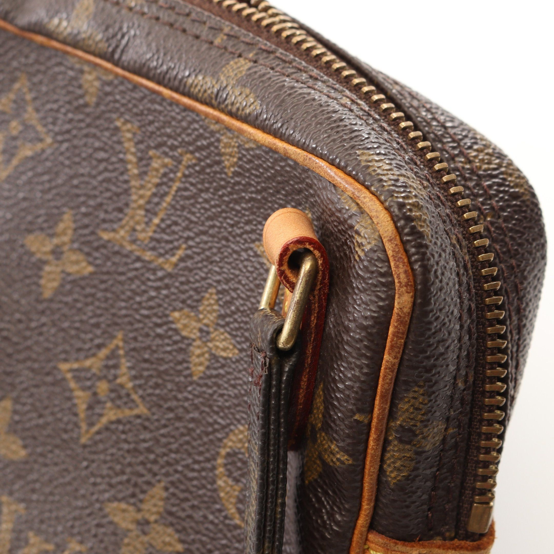 Louis Vuitton Louis Vuitton Marly Monogram Shoulder Bag Leather Brown Size ONE SIZE - 7 Thumbnail