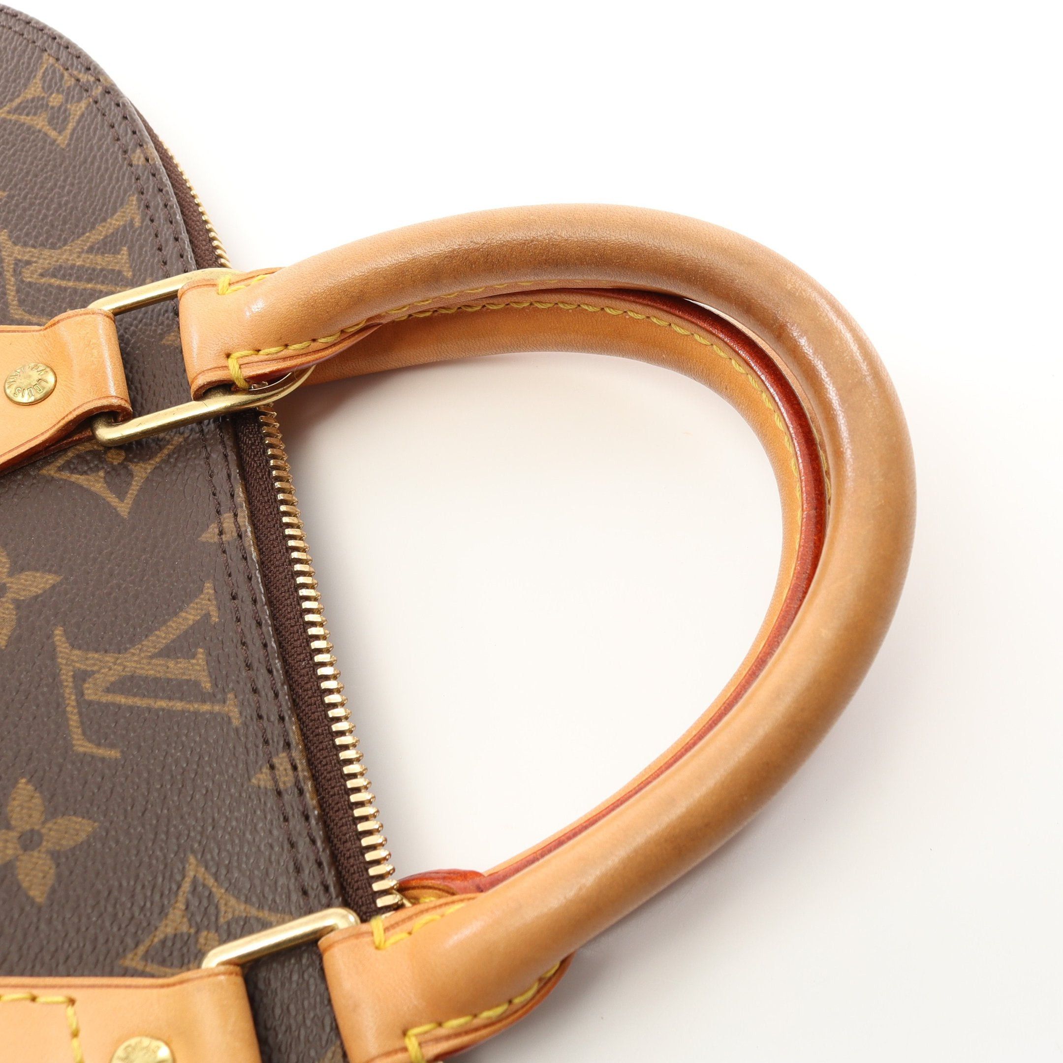 Louis Vuitton Louis Vuitton Alma Pm Monogram Handbag Leather Brown Size ONE SIZE - 6 Thumbnail