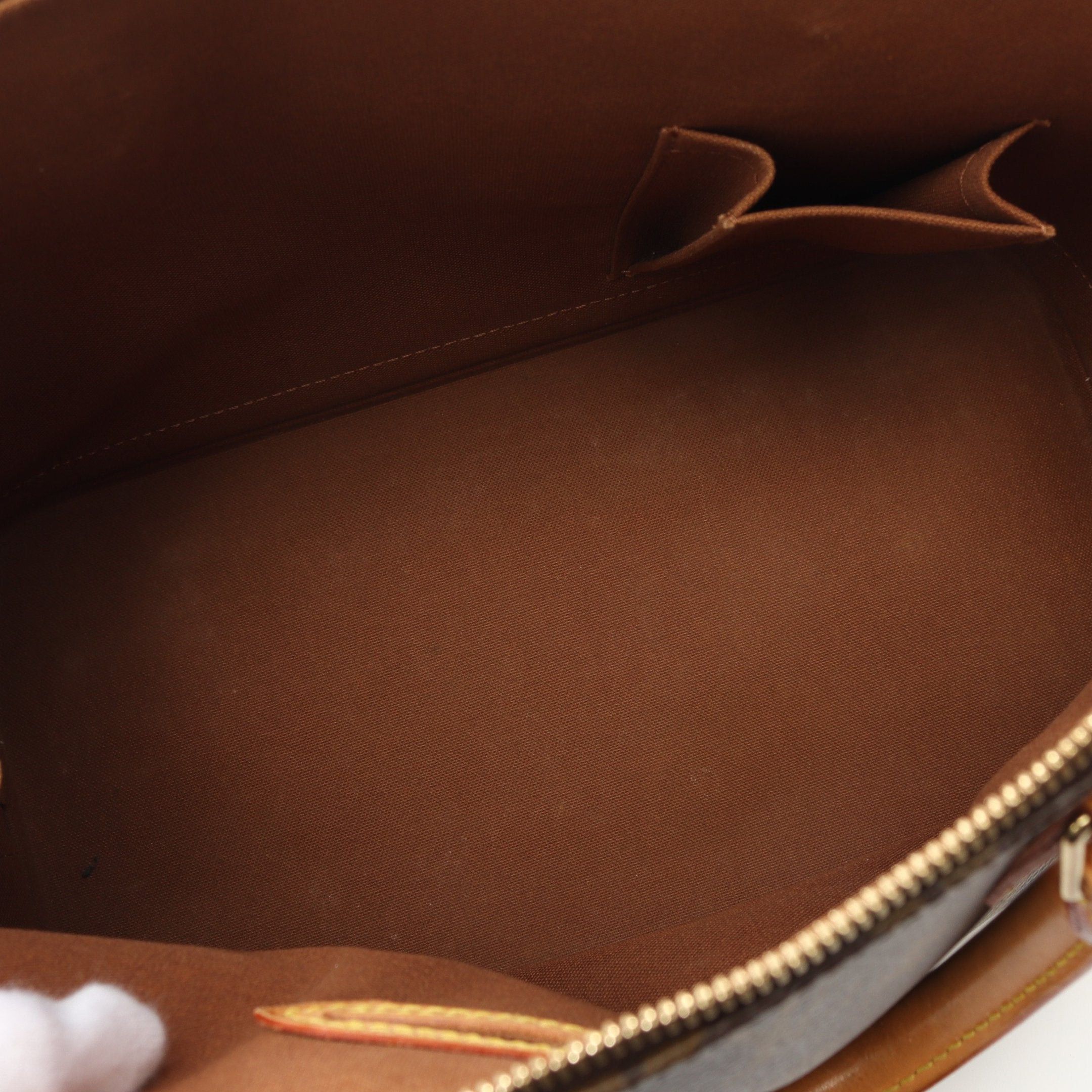 Louis Vuitton Louis Vuitton Alma Pm Monogram Handbag Leather Brown Size ONE SIZE - 9 Thumbnail