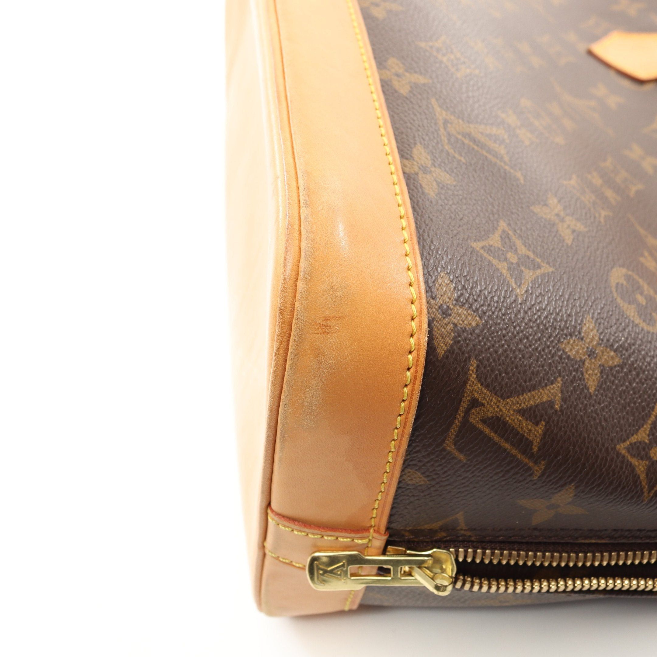 Louis Vuitton Louis Vuitton Alma Pm Monogram Handbag Leather Brown Size ONE SIZE - 7 Thumbnail
