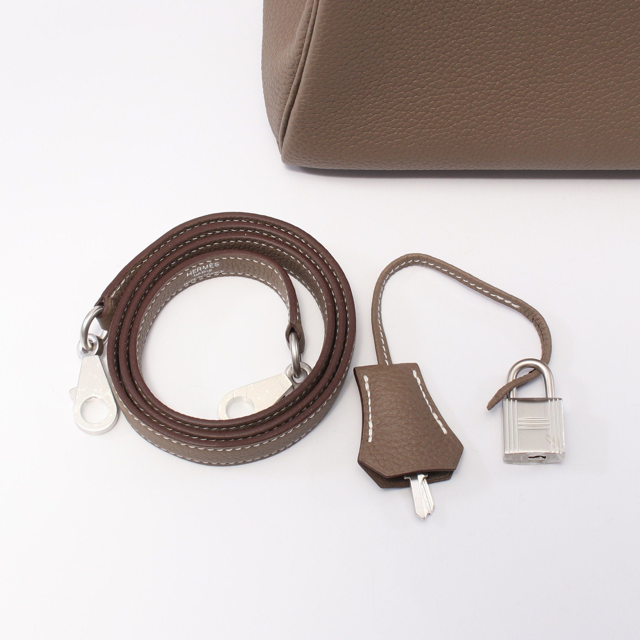 Hermes Hermes Kelly 25 Etoupe Handbag Togo Gray Brown Silver Hardware Inner Stitch K Stamp Size ONE SIZE - 6 Thumbnail