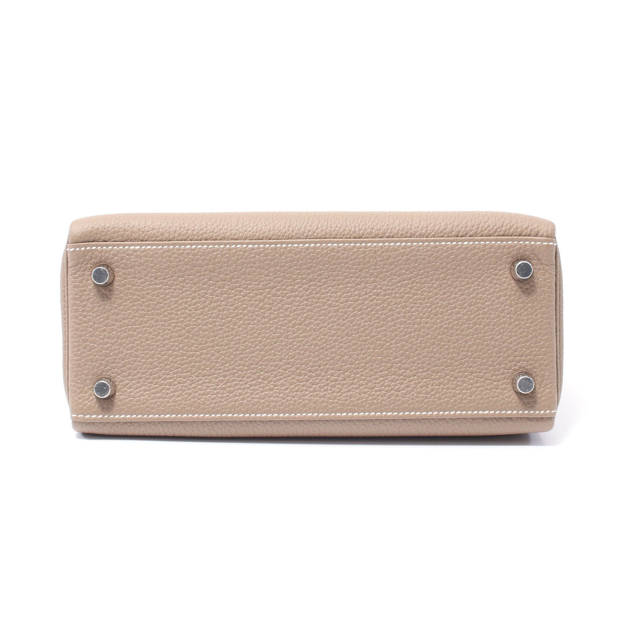 Hermes Hermes Kelly 25 Etoupe Handbag Togo Gray Brown Silver Hardware Inner Stitch K Stamp Size ONE SIZE - 10 Thumbnail