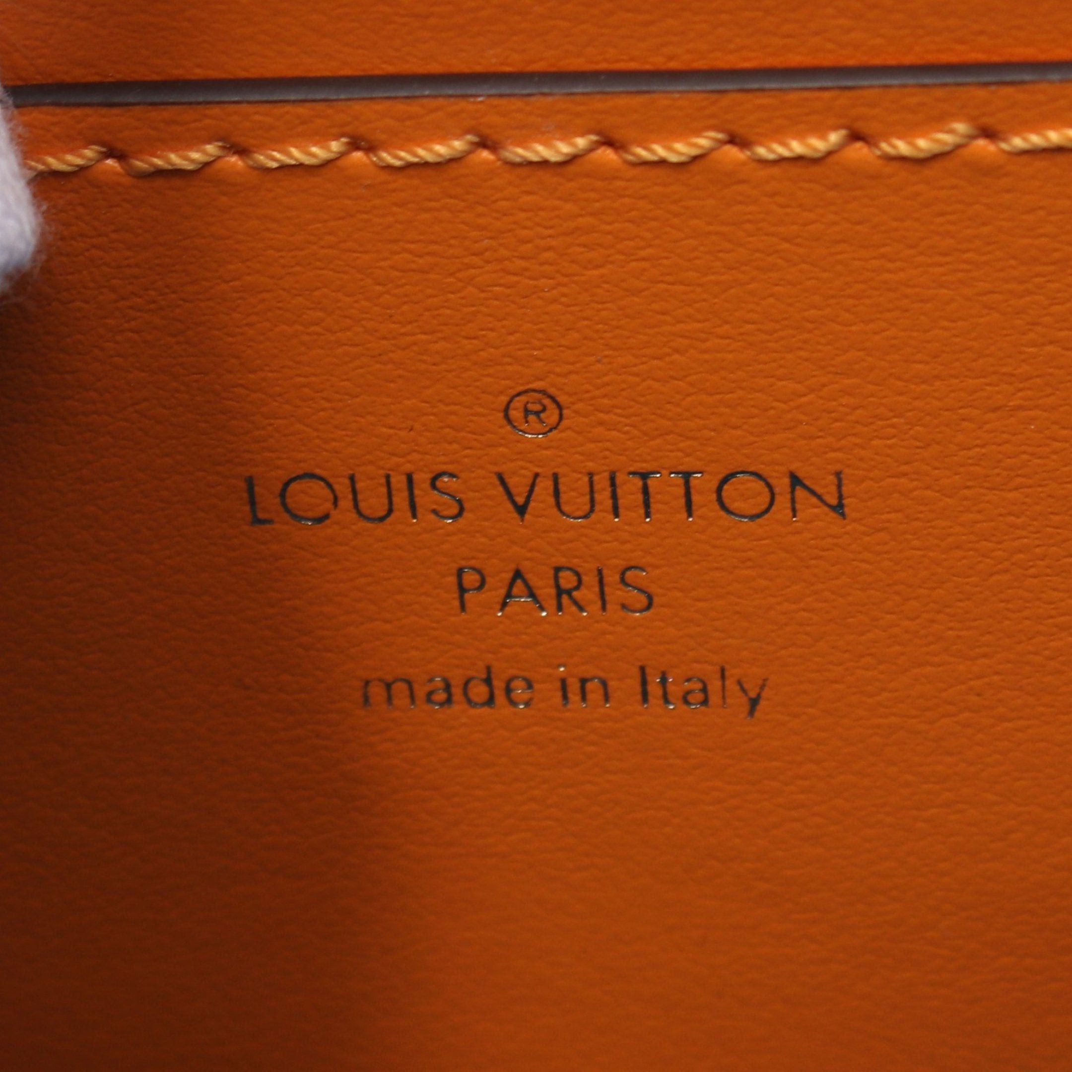 Louis Vuitton Louis Vuitton Lv Pont 9 Neuf Summer Gold Shoulder Bag Leather Orange Size ONE SIZE - 4 Thumbnail