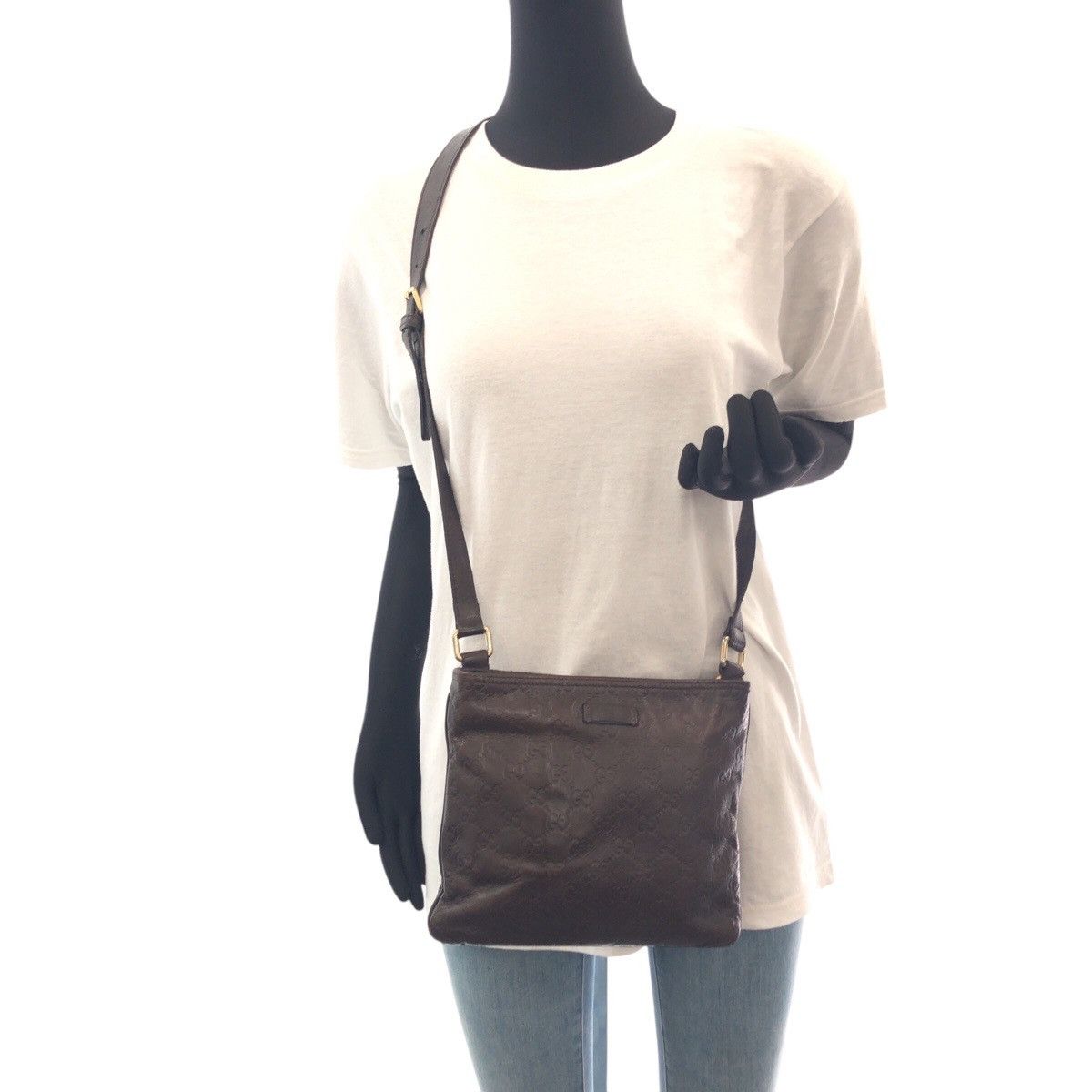 Gucci Gucci Gucci Guccissima Leather Shoulder Bag 20 6 Leather Crossbody Bag 20 6 Size ONE SIZE - 8 Thumbnail