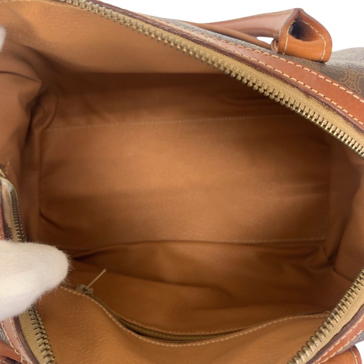 Celine Celine Celine Macadam PVC/Leather Mini Boston Bag Handbag M12 Leather Handbag DUTY FREE for USA Size ONE SIZE - 7 Thumbnail