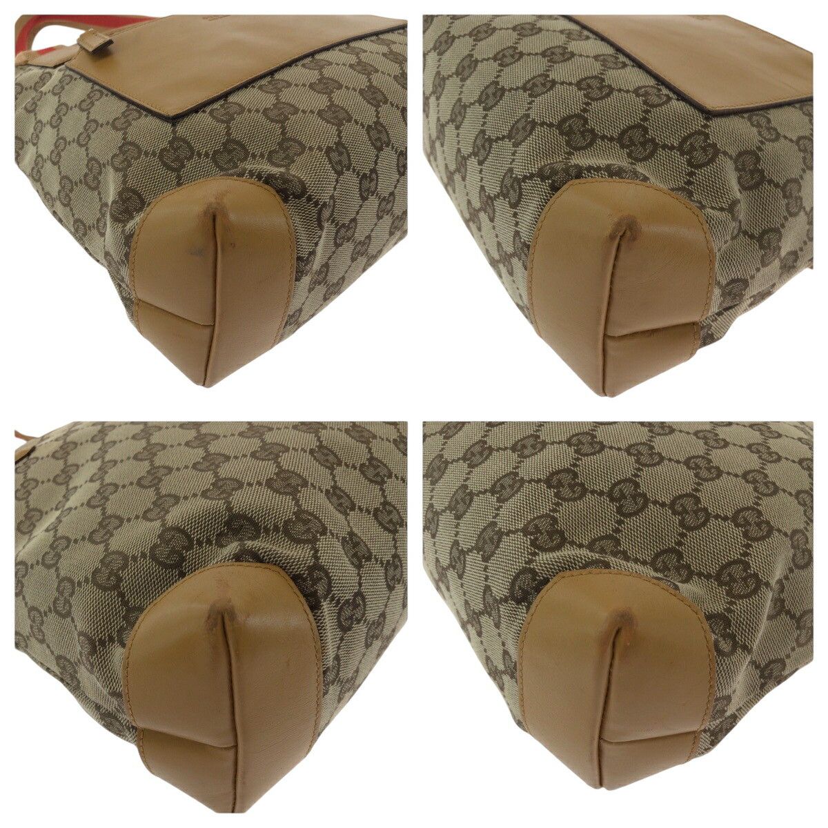 Gucci Gucci Gucci GG Canvas Handbag 019 0402 Canvas Tote Bag 019 0402 DUTY FREE for USA Size ONE SIZE - 3 Thumbnail