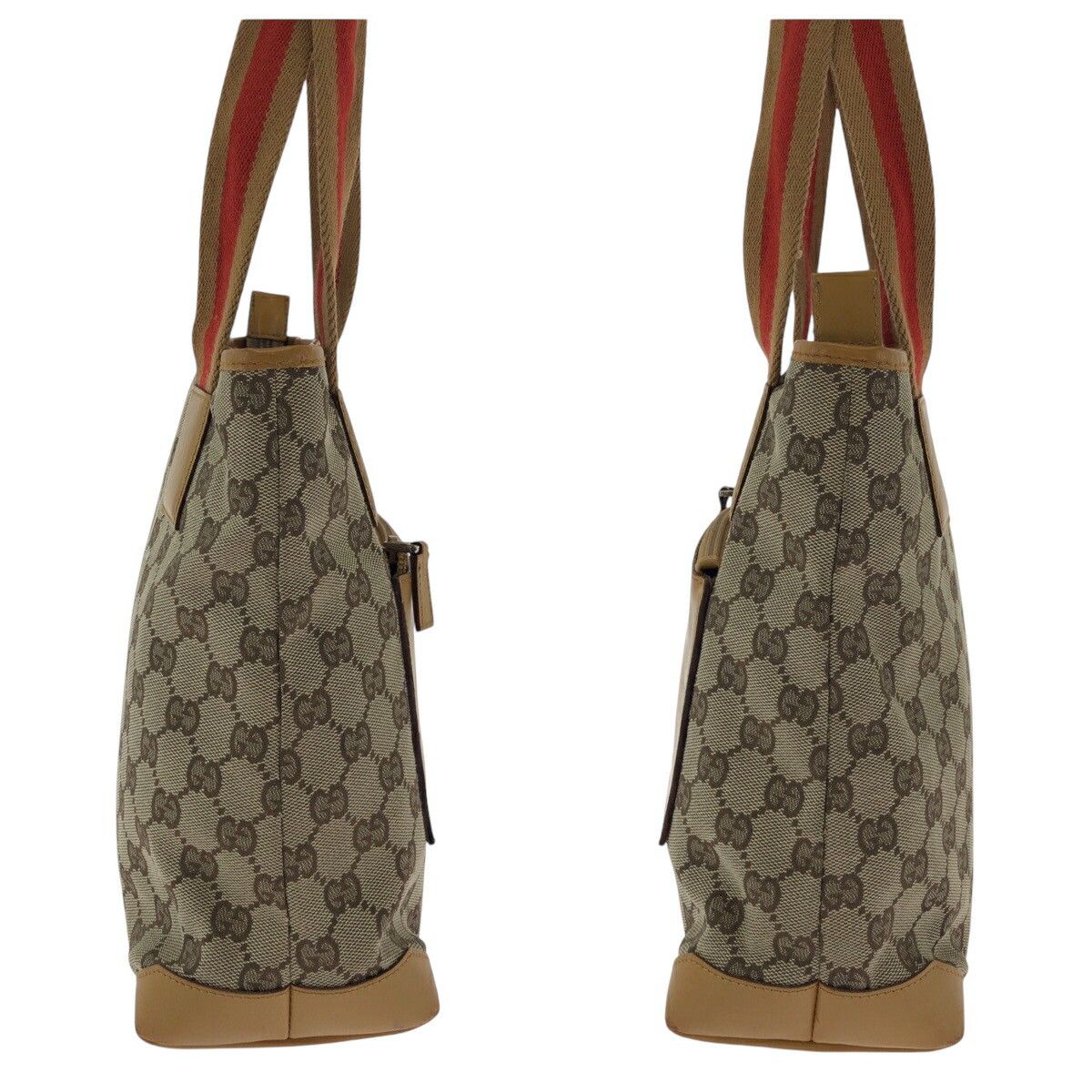 Gucci Gucci Gucci GG Canvas Handbag 019 0402 Canvas Tote Bag 019 0402 DUTY FREE for USA Size ONE SIZE - 8 Thumbnail