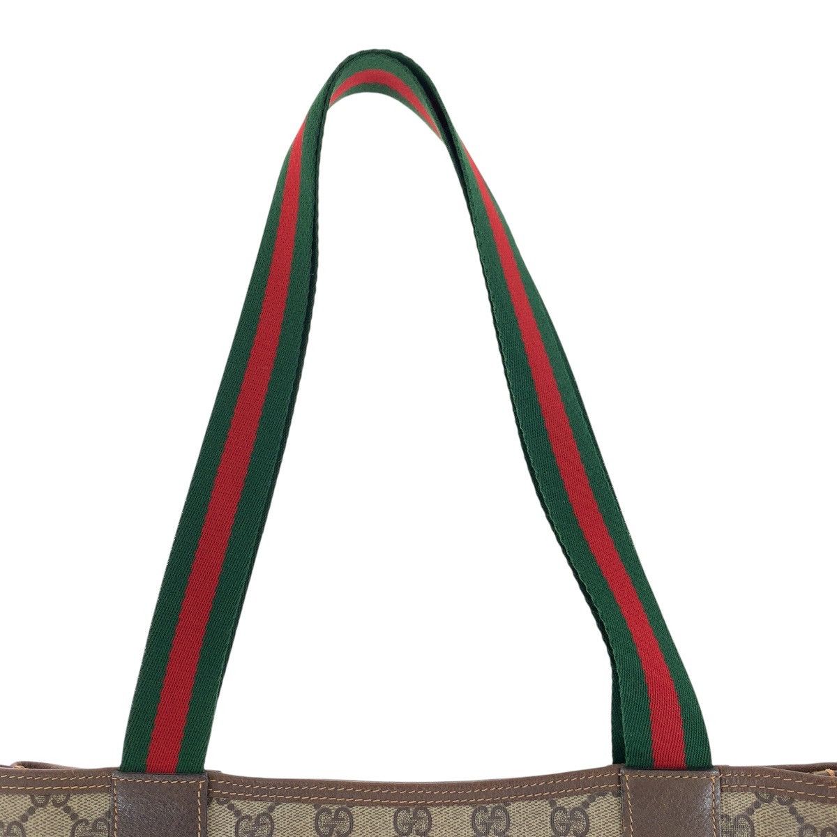 Gucci Gucci Gucci GG Supreme Canvas/Leather Old Gucci Sheline 2way Tote Bag/Shoulder Bag 39 02 003 Canvas Shoulder Bag 39 02 003 DUTY FREE for USA Size ONE SIZE - 10 Thumbnail