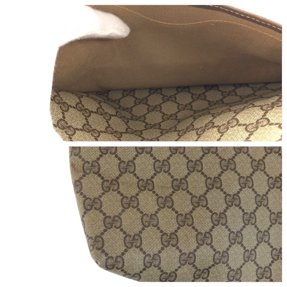 Gucci Gucci Gucci GG Supreme Canvas/Leather Old Gucci Sheline 2way Tote Bag/Shoulder Bag 39 02 003 Canvas Shoulder Bag 39 02 003 DUTY FREE for USA Size ONE SIZE - 5 Thumbnail