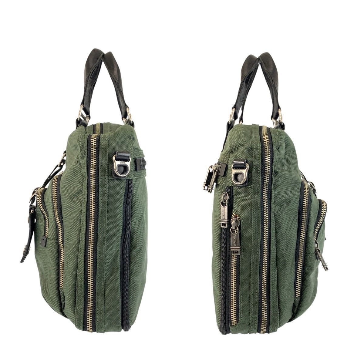 Other Other TUMI Canvas/Leather Alpha Bravo Andrews Slim Brief Briefcase 22631SPH Canvas Business Bag 22631SPH Size ONE SIZE - 7 Thumbnail