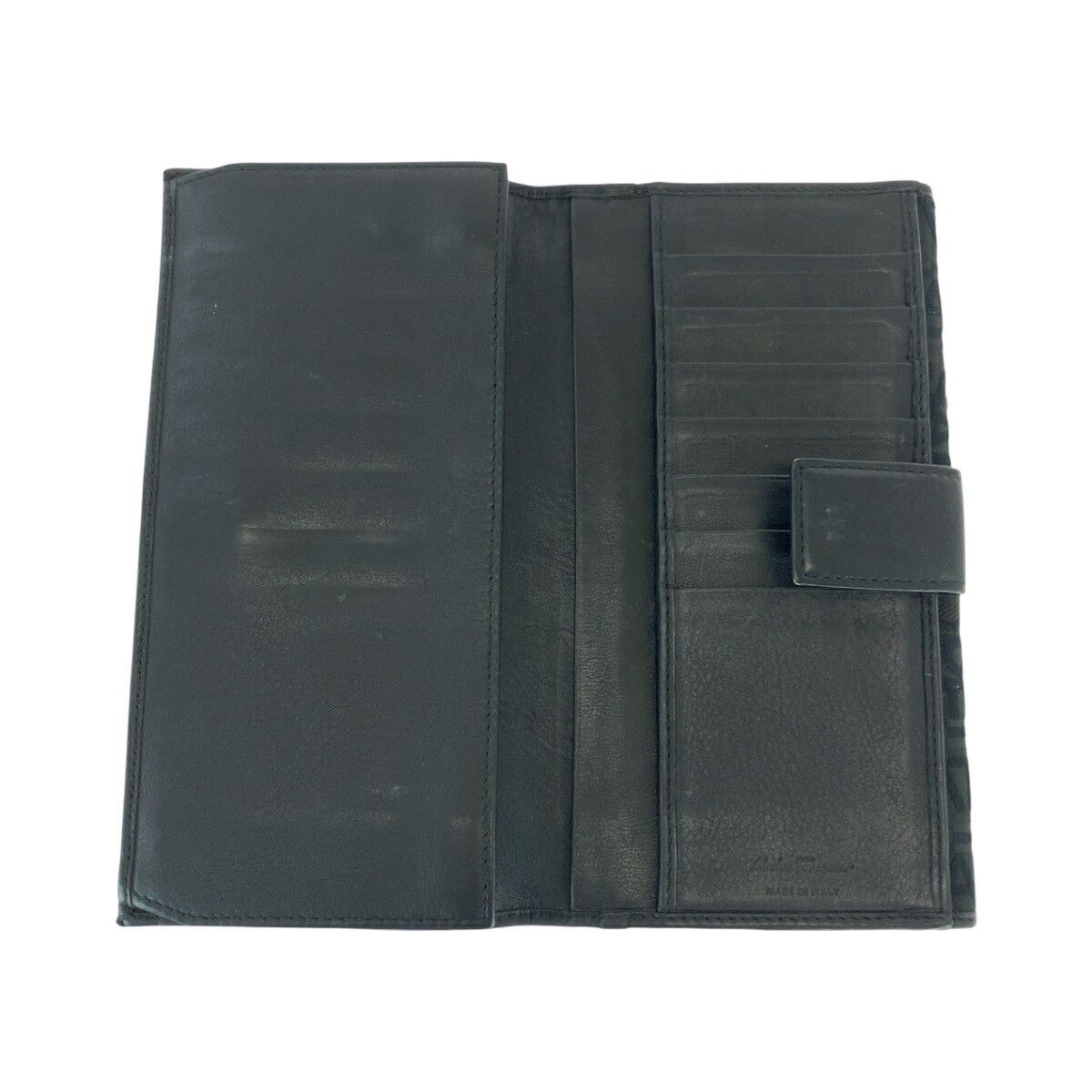 Salvatore Ferragamo Salvatore Ferragamo Salvatore Ferragamo Logo Jacquard Canvas Long Wallet 502108 Canvas Long Wallet 502108 Size ONE SIZE - 10 Thumbnail