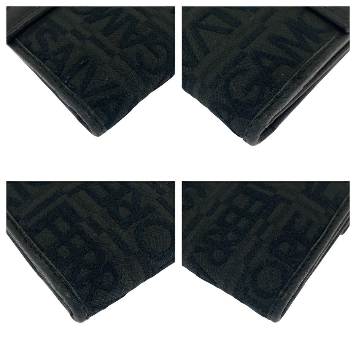 Salvatore Ferragamo Salvatore Ferragamo Salvatore Ferragamo Logo Jacquard Canvas Long Wallet 502108 Canvas Long Wallet 502108 Size ONE SIZE - 3 Thumbnail