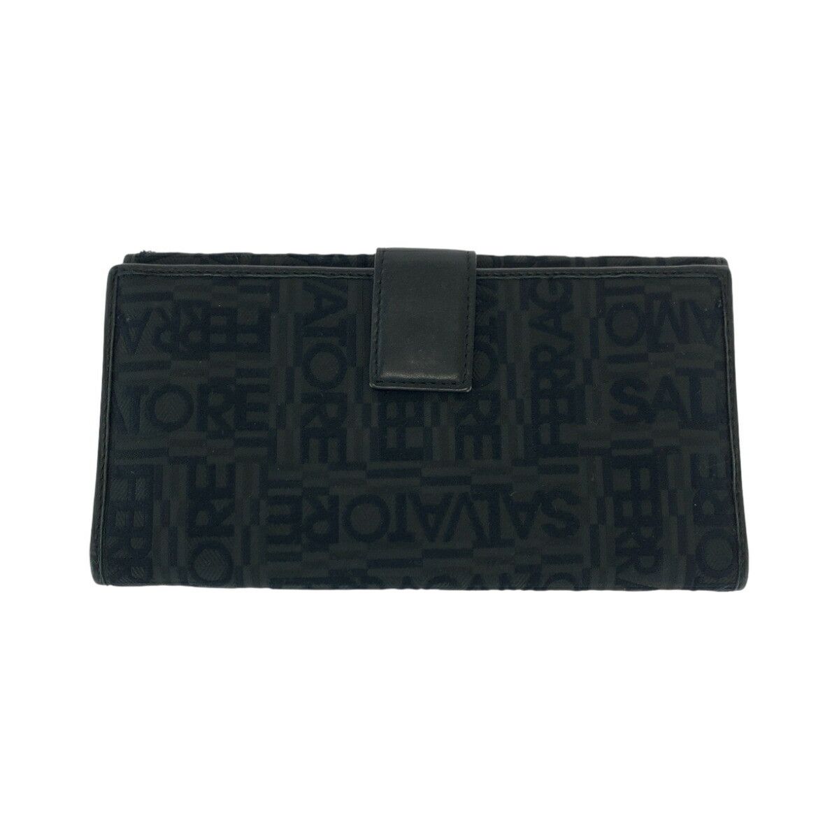 Salvatore Ferragamo Salvatore Ferragamo Salvatore Ferragamo Logo Jacquard Canvas Long Wallet 502108 Canvas Long Wallet 502108 Size ONE SIZE - 2 Thumbnail