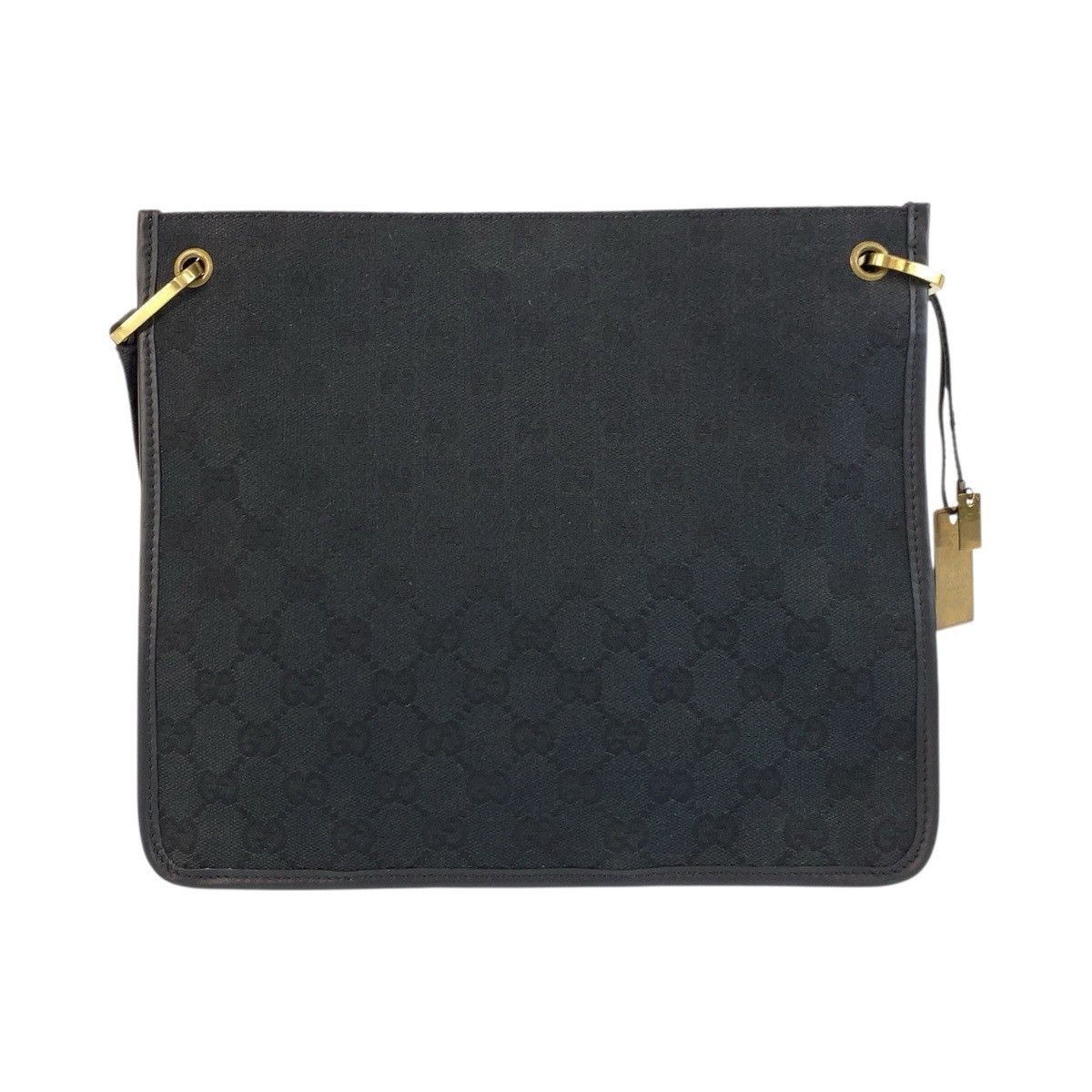 Gucci Gucci Gucci GG Canvas/Leather Shoulder Bag 91762 Canvas Shoulder Bag 91762 DUTY FREE for USA Size ONE SIZE - 2 Thumbnail