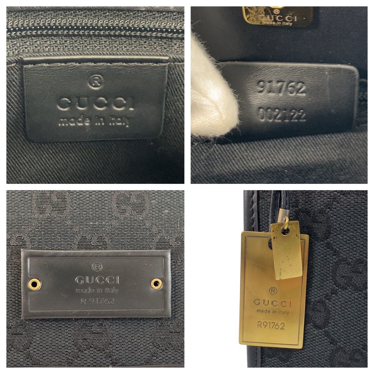 Gucci Gucci Gucci GG Canvas/Leather Shoulder Bag 91762 Canvas Shoulder Bag 91762 DUTY FREE for USA Size ONE SIZE - 4 Thumbnail