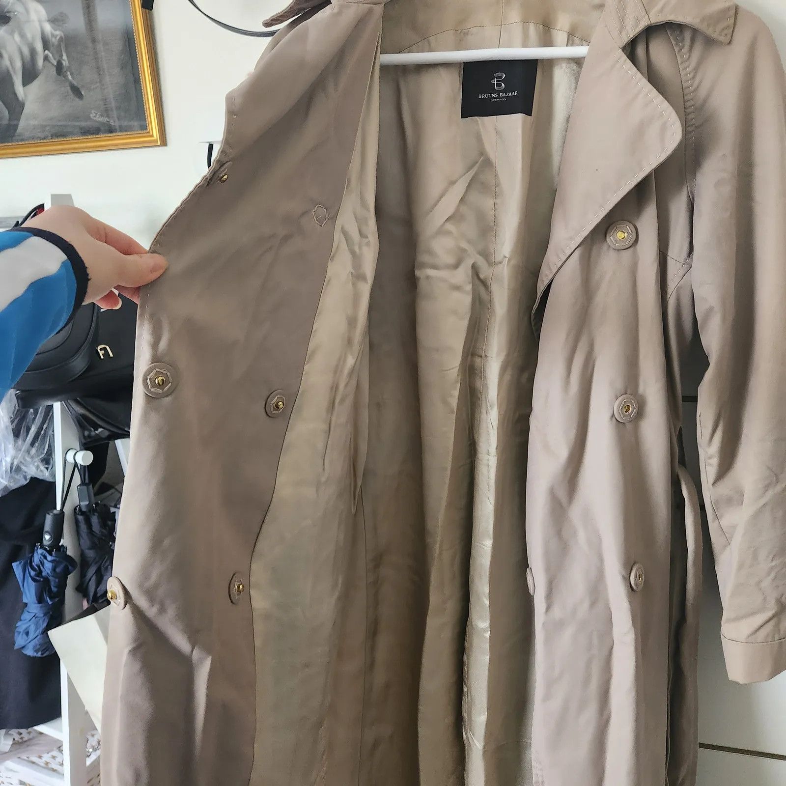 Bruuns Bazaar Bruuns Bazaar Trenchcoat Size S / US 4 / IT 40 - 4 Thumbnail