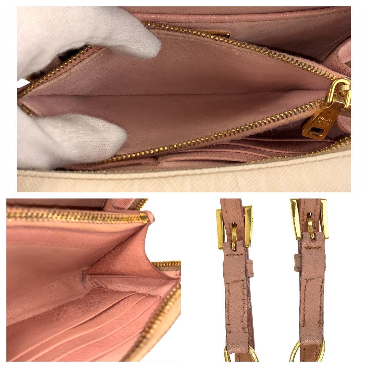 Prada Prada Prada Saffiano Leather Shoulder Bag 502396 Leather Shoulder Bag 502396 DUTY FREE for USA Size ONE SIZE - 6 Thumbnail