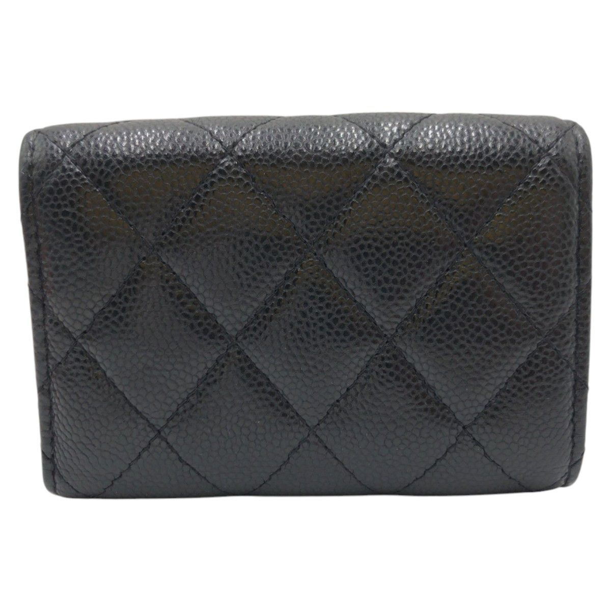 Chanel Chanel Chanel Leather Matelasse Coco Mark Trifold Wallet 3016**** Leather Short Wallet DUTY FREE for USA Size ONE SIZE - 2 Thumbnail