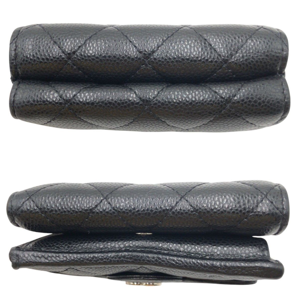 Chanel Chanel Chanel Leather Matelasse Coco Mark Trifold Wallet 3016**** Leather Short Wallet DUTY FREE for USA Size ONE SIZE - 8 Thumbnail