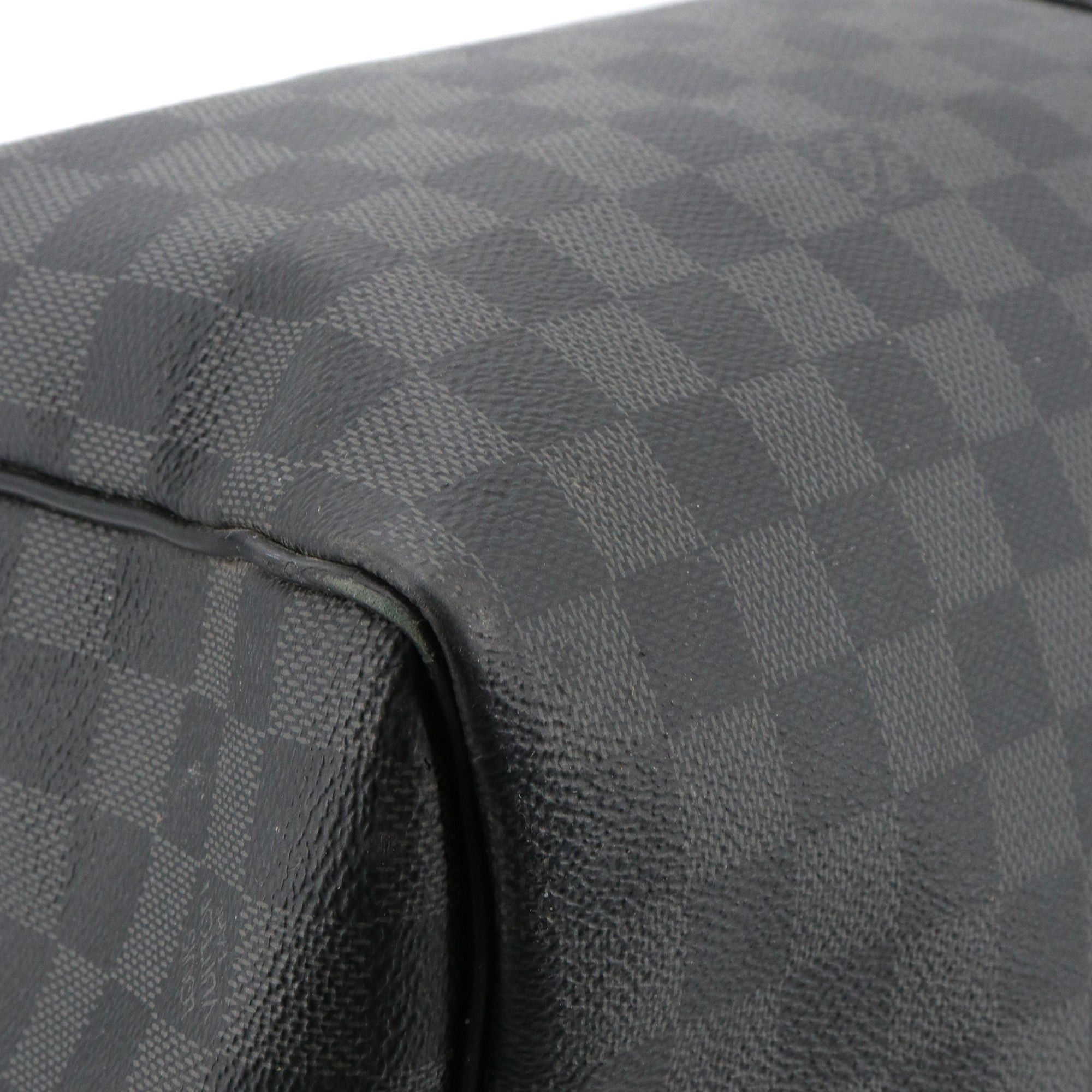 Louis Vuitton LOUIS VUITTON - Louis Vuitton Keepall 55 travel bag in graphite damier canvas Size ONE SIZE - 9 Thumbnail