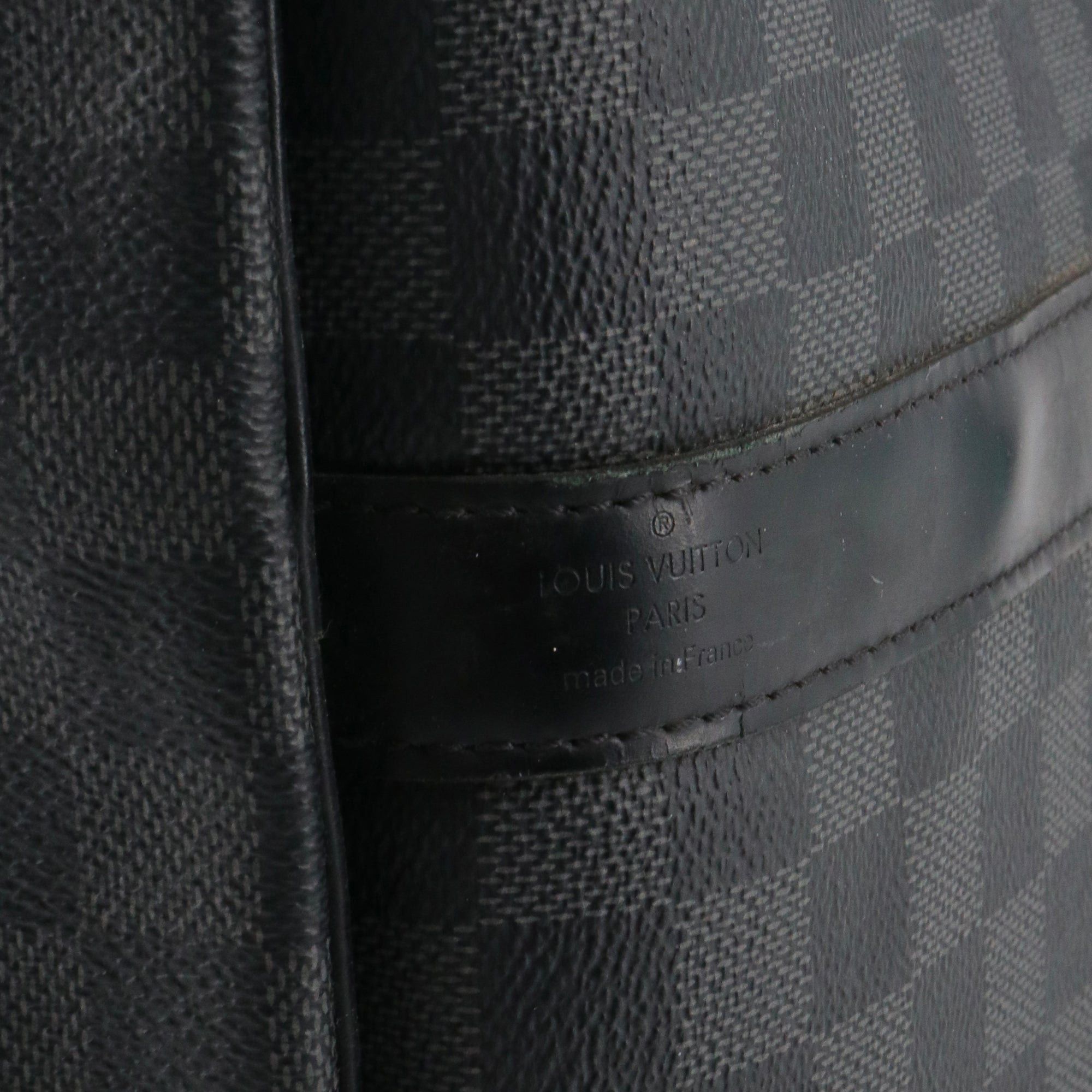Louis Vuitton LOUIS VUITTON - Louis Vuitton Keepall 55 travel bag in graphite damier canvas Size ONE SIZE - 5 Thumbnail