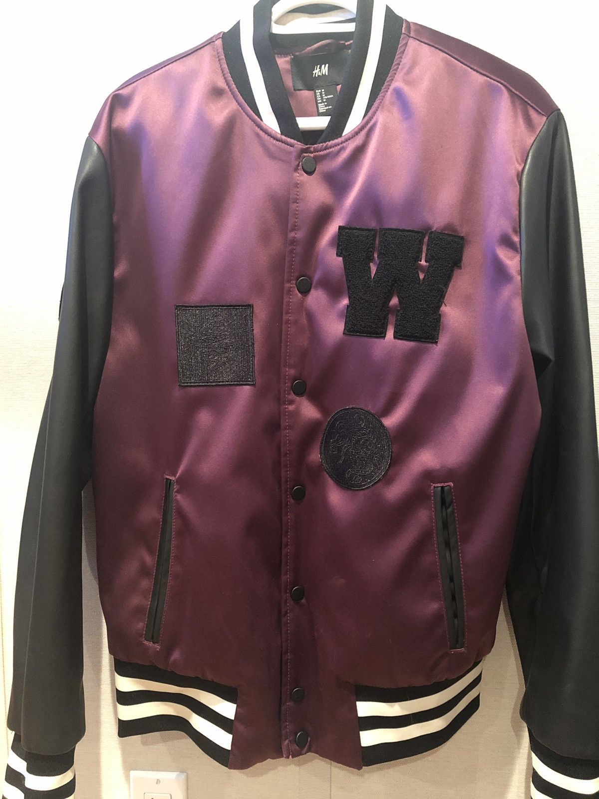 h-m-the-weeknd-xo-varsity-jacket-grailed