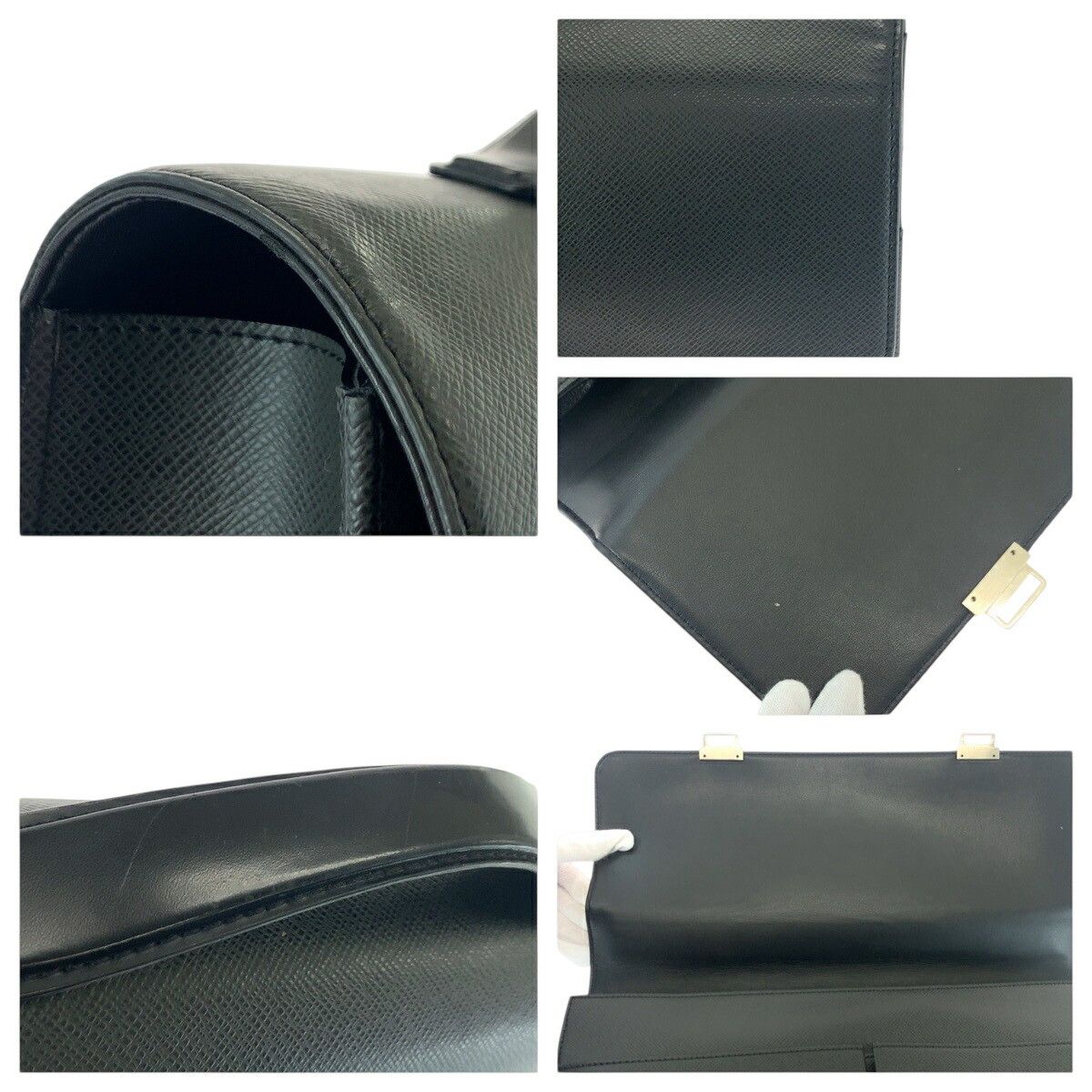 Louis Vuitton Louis Vuitton Louis Vuitton Taiga Kazan Business Bag M30802 Leather Business Bag M30802 DUTY FREE for USA Size ONE SIZE - 6 Thumbnail