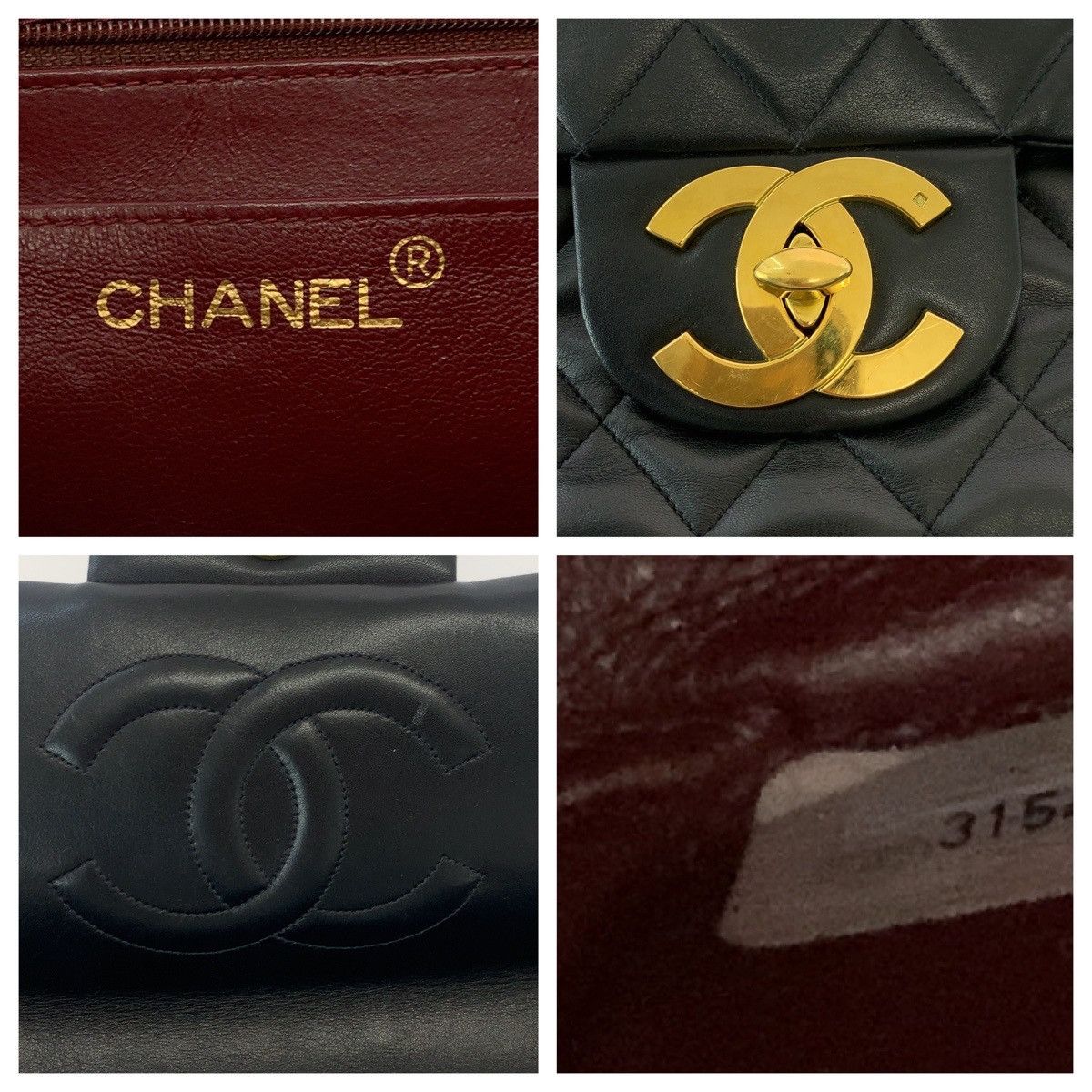 Chanel Chanel Chanel Lambskin Coco Mark Turn Lock Shoulder Bag Leather Shoulder Bag DUTY FREE for USA Size ONE SIZE - 4 Thumbnail