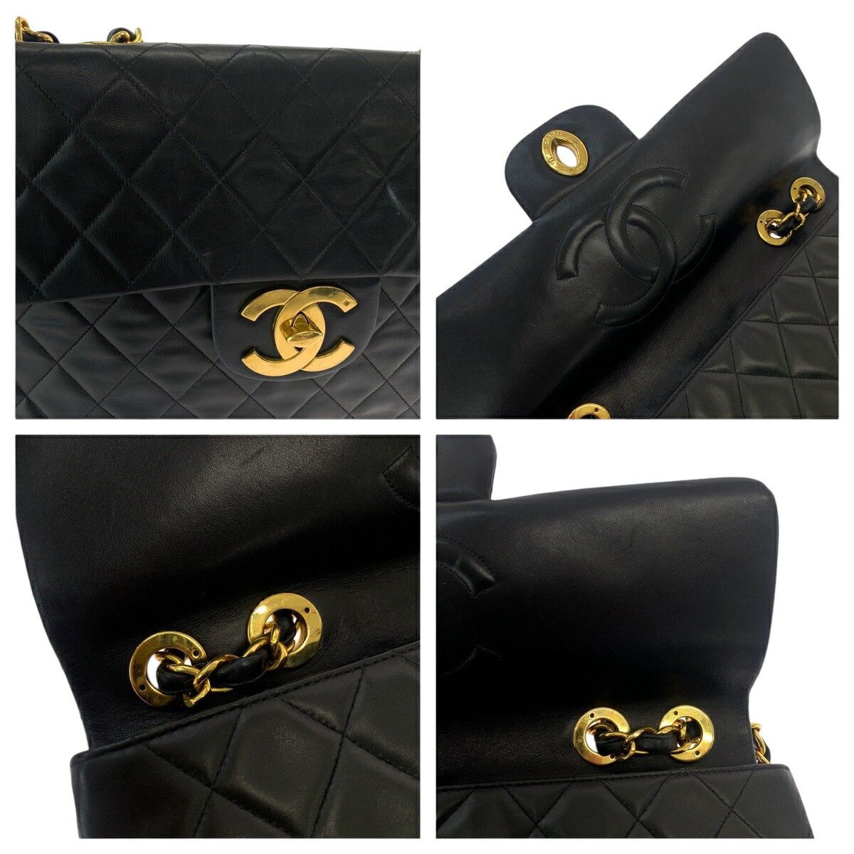 Chanel Chanel Chanel Lambskin Coco Mark Turn Lock Shoulder Bag Leather Shoulder Bag DUTY FREE for USA Size ONE SIZE - 6 Thumbnail