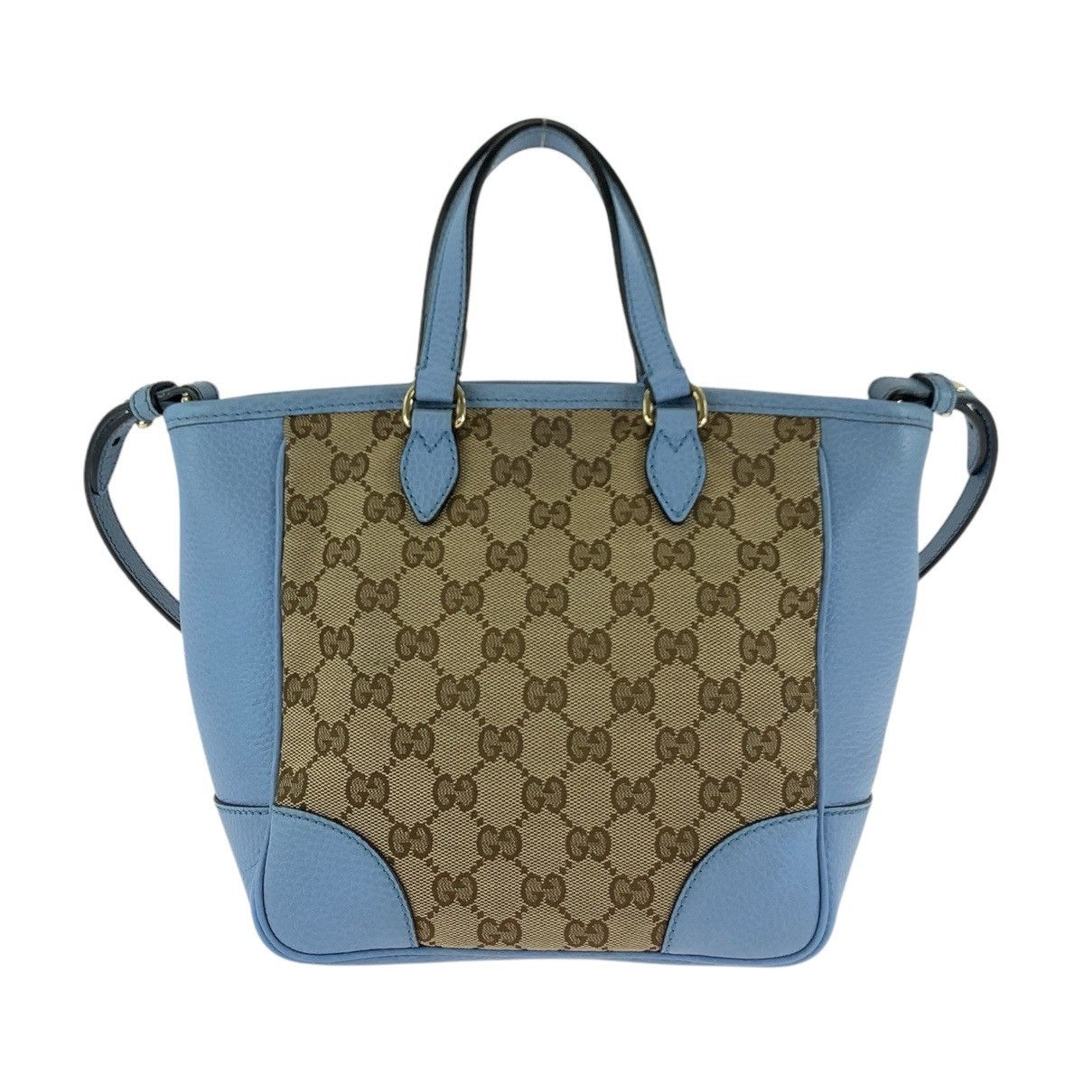 Gucci Gucci Gucci GG Canvas/Leather 2way Bag 449241 Canvas Shoulder Bag 449241 DUTY FREE for USA Size ONE SIZE - 2 Thumbnail
