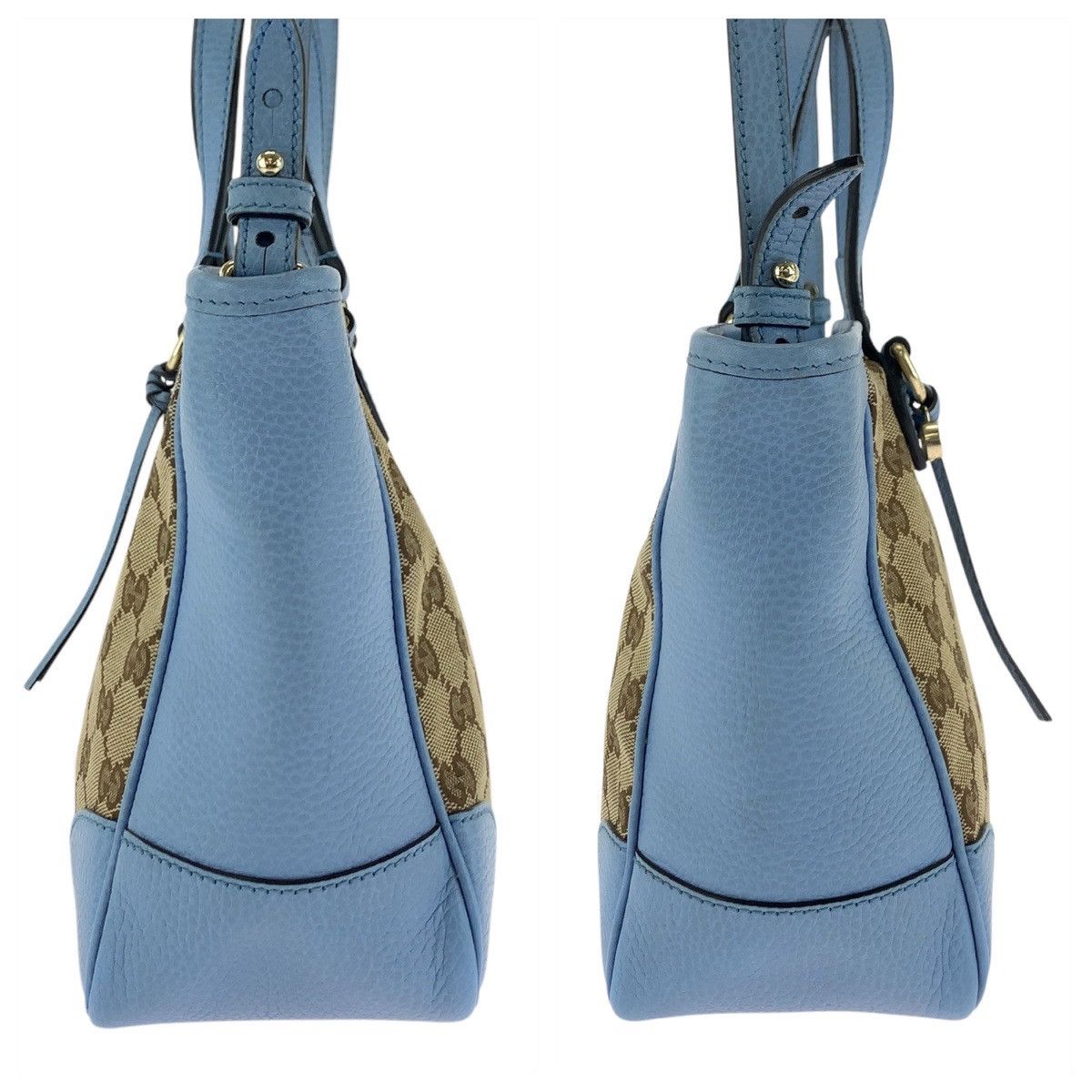 Gucci Gucci Gucci GG Canvas/Leather 2way Bag 449241 Canvas Shoulder Bag 449241 DUTY FREE for USA Size ONE SIZE - 6 Thumbnail