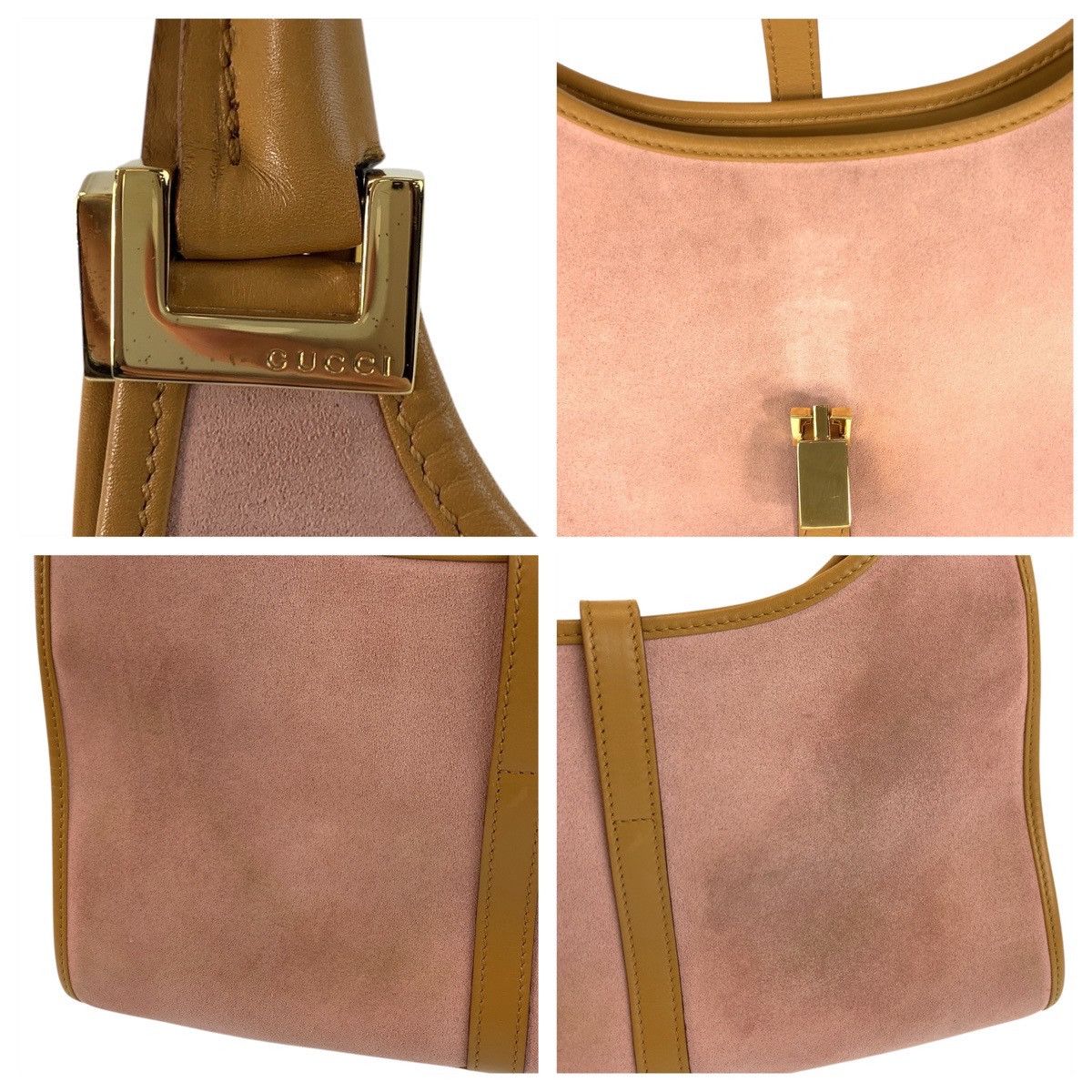 Gucci Gucci Gucci Suede/Leather Jackie 2way Bag 002 1068 Suede Shoulder Bag 002 1068 Size ONE SIZE - 5 Thumbnail