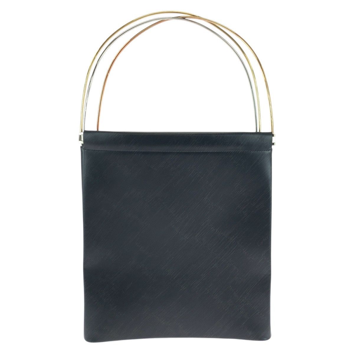 Cartier Cartier Cartier Trinity Black Leather Handbag 502300 Leather Handbag DUTY FREE for USA Size ONE SIZE - 2 Thumbnail