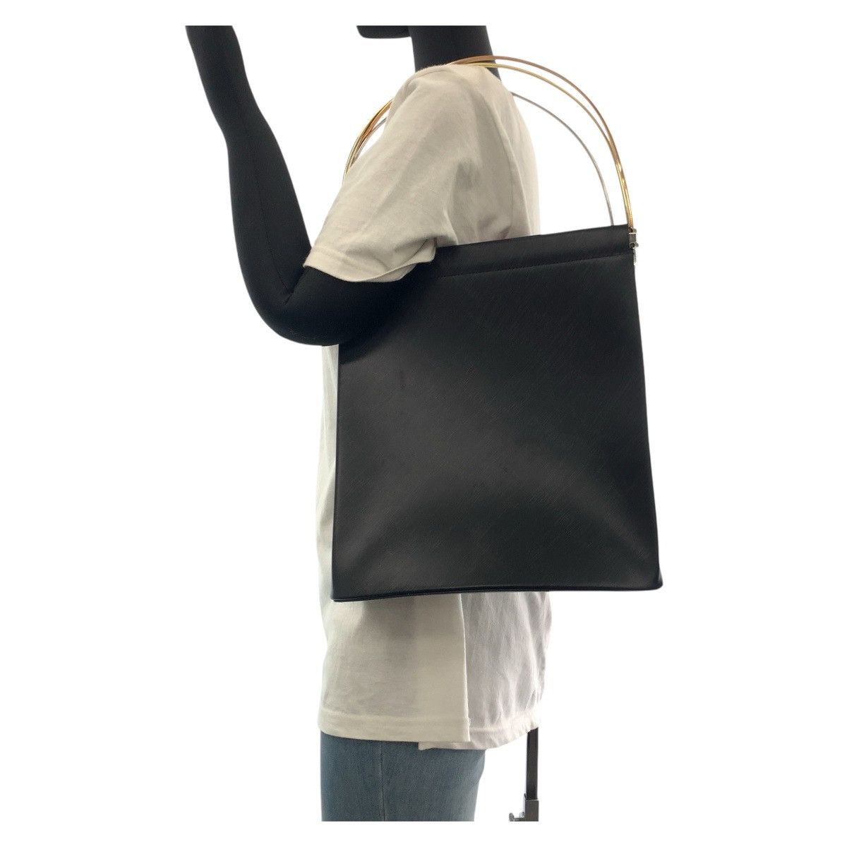 Cartier Cartier Cartier Trinity Black Leather Handbag 502300 Leather Handbag DUTY FREE for USA Size ONE SIZE - 6 Thumbnail