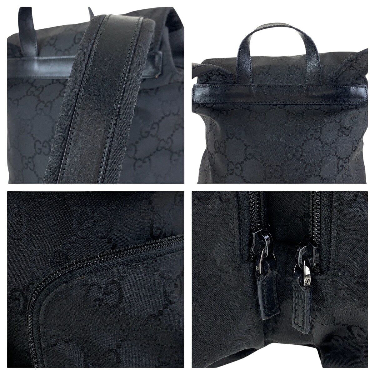 Gucci Gucci Gucci GG Pattern Nylon Backpack 003 0238 Others Backpack 003 0238 DUTY FREE for USA Size ONE SIZE - 5 Thumbnail