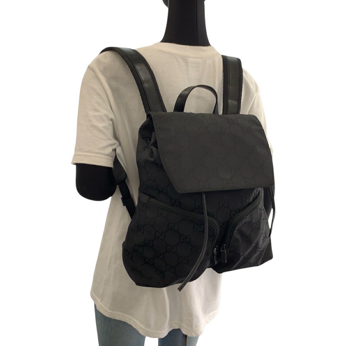Gucci Gucci Gucci GG Pattern Nylon Backpack 003 0238 Others Backpack 003 0238 DUTY FREE for USA Size ONE SIZE - 7 Thumbnail