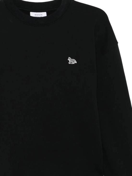 Maison Kitsune MAISON KITSUNE Women Hoodies OW00302KM0325 P199 BLACK Size L / US 10 / IT 46 - 2 Thumbnail