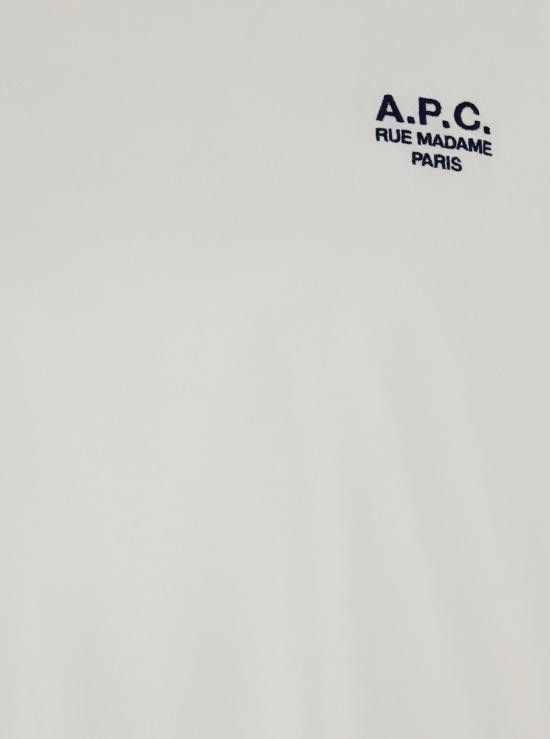 A.P.C. A.P.C. Men Tops COHBUM26388TAE White Size US XL / EU 56 / 4 - 3 Thumbnail
