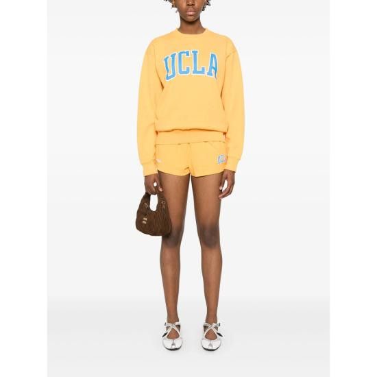 Sporty & Rich SPORTY & RICH Women Tops ST071615637YE GOLD YELLOW Size L / US 10 / IT 46 - 5 Thumbnail