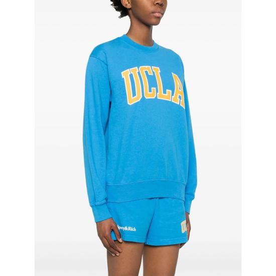 Sporty & Rich SPORTY & RICH Women Tops ST071615637BL BLUE Size XL / US 12-14 / IT 48-50 - 2 Thumbnail