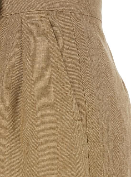 Max Mara MAX MARA Women Straight Pants 2511131062600001 Beige Size 30" / US 8 / IT 44 - 3 Thumbnail