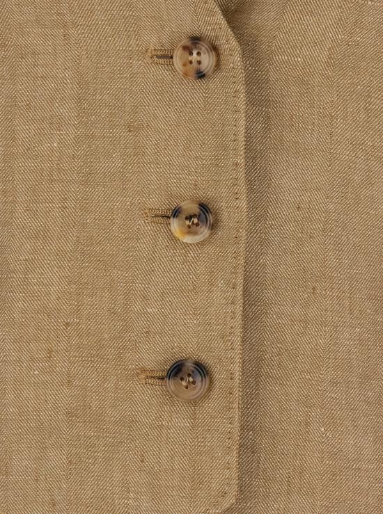 Max Mara MAX MARA Women Suit Jackets 2511151012600001 Beige Size M / US 6-8 / IT 42-44 - 3 Thumbnail