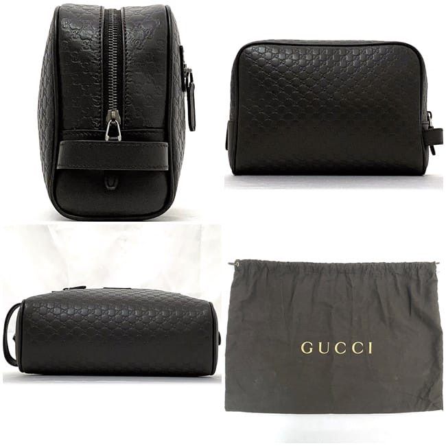 Gucci GUCCI Clutch Bag Brown Leather Size ONE SIZE - 2 Thumbnail
