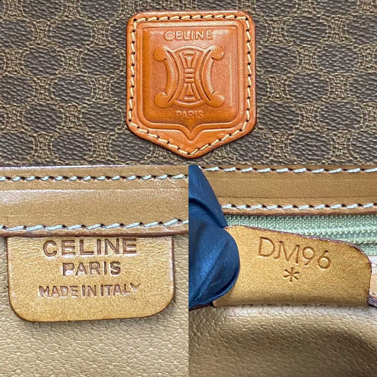 Celine Celine Handbag Brown Leather Size ONE SIZE - 3 Thumbnail