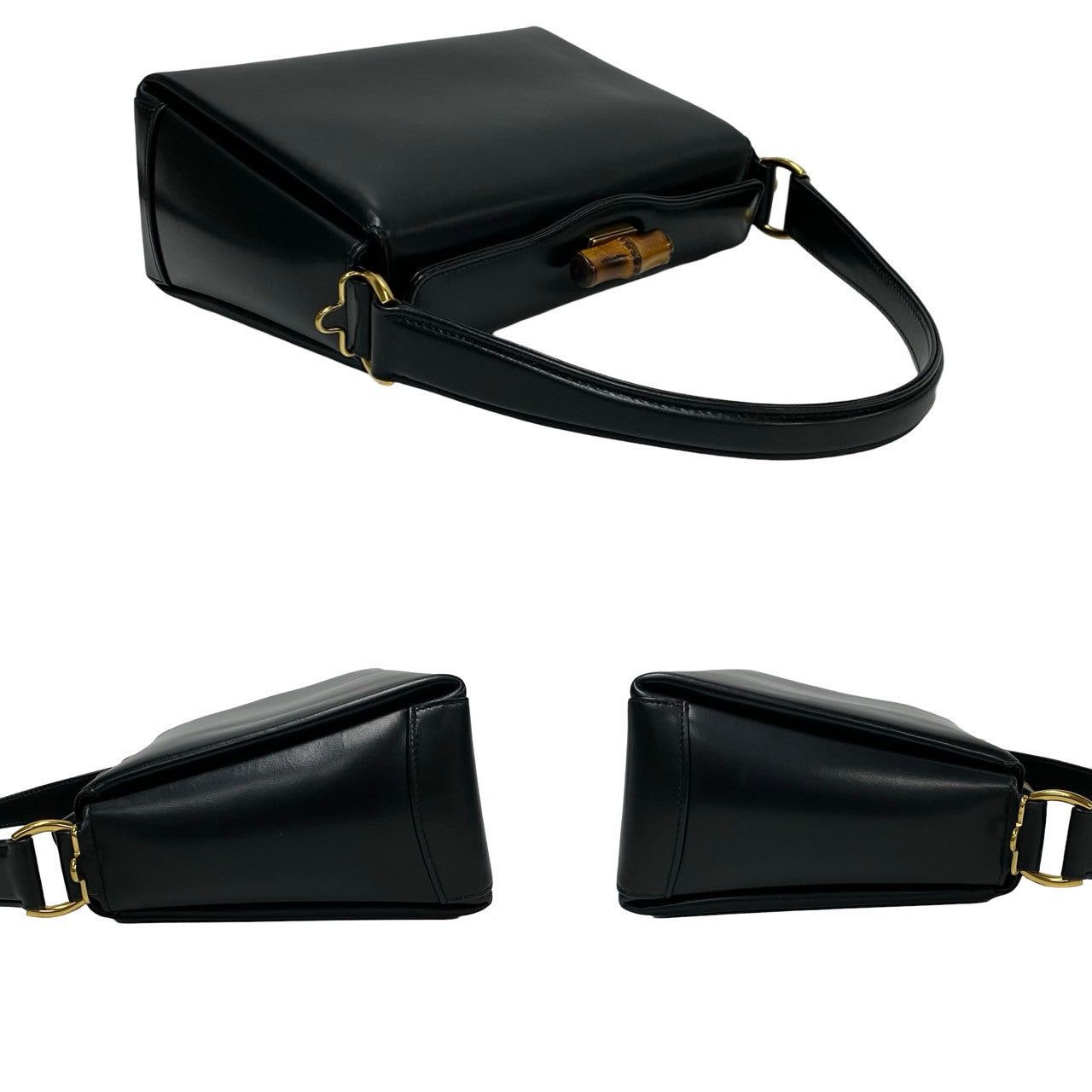 Gucci Gucci Shoulder Bag Black Leather Size ONE SIZE - 5 Thumbnail