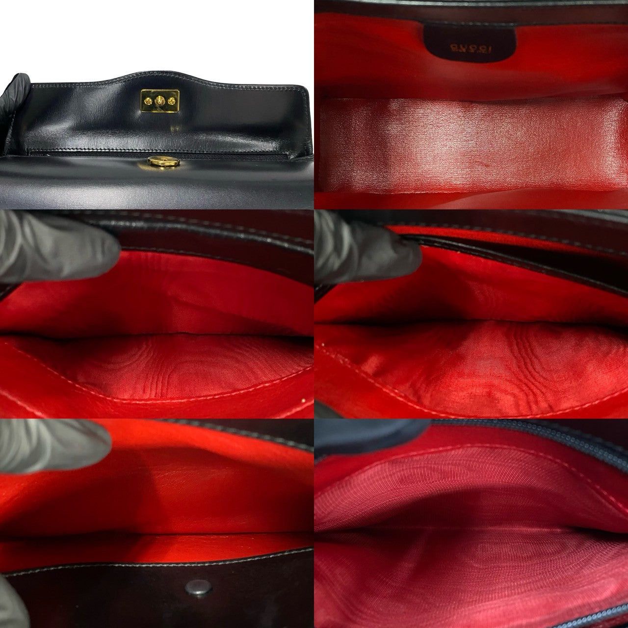 Gucci Gucci Shoulder Bag Black Leather Size ONE SIZE - 8 Thumbnail