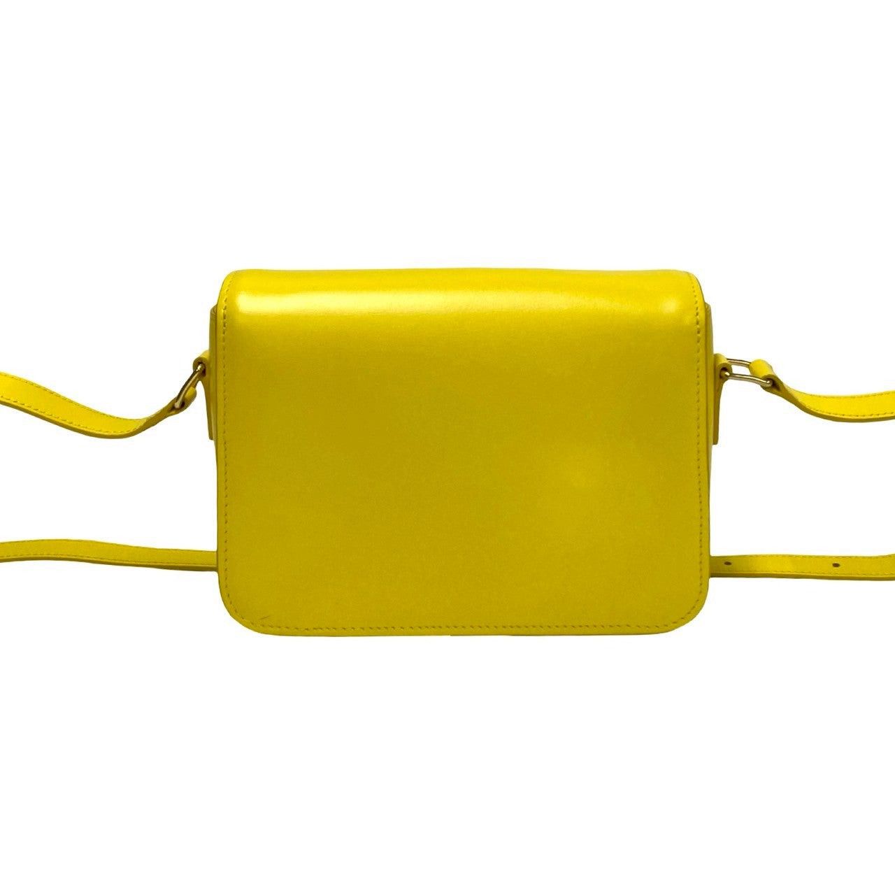 Celine Celine Shoulder Bag Yellow Leather Size ONE SIZE - 4 Thumbnail