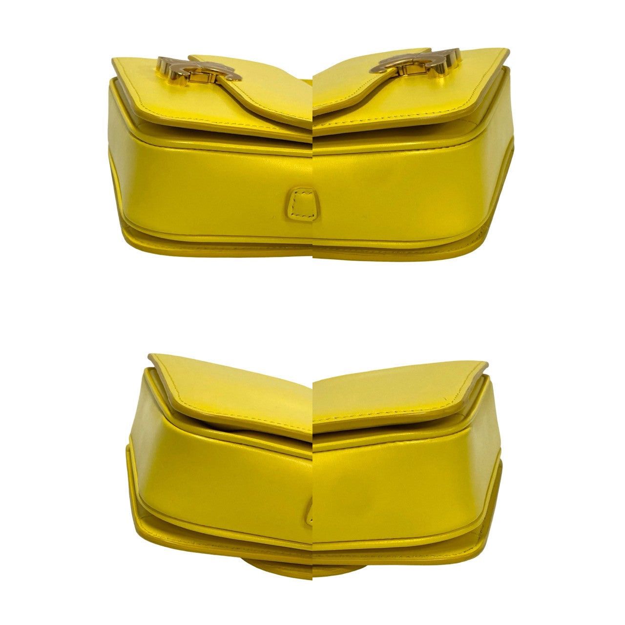Celine Celine Shoulder Bag Yellow Leather Size ONE SIZE - 7 Thumbnail